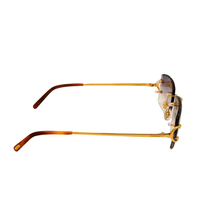 Cartier Sunglasses - Big C Gold